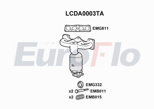 Katalizator EUROFLO LCDA0003TA