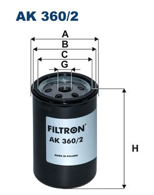 Vzduchový filtr FILTRON AK 360/2