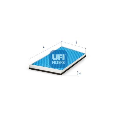 Filtr, wentylacja przestrzeni pasażerskiej UFI 34.246.00