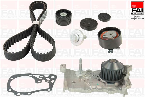 Pompa wodna + zestaw paska rozrządu FAI AUTOPARTS TBK460-6609