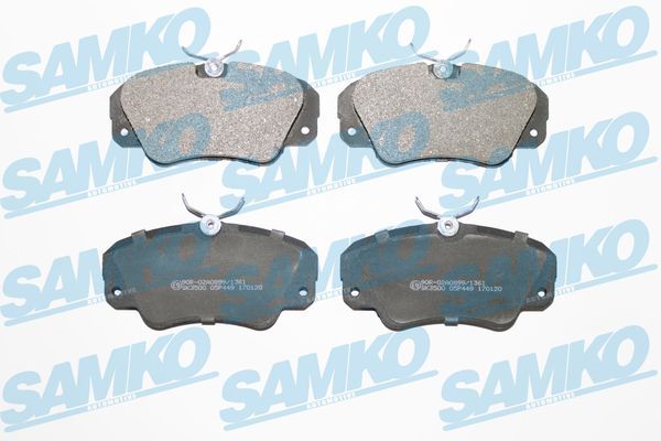 Sada brzdových destiček, kotoučová brzda SAMKO 5SP449