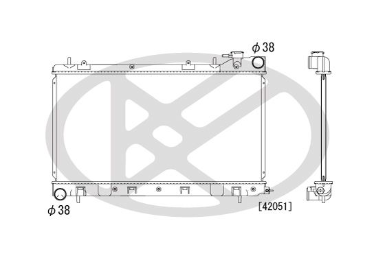 Radiator, racire motor KOYORAD PL092215