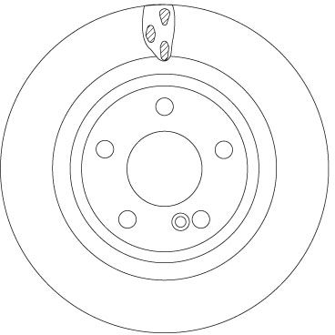 Brzdový kotouč TRW DF6887