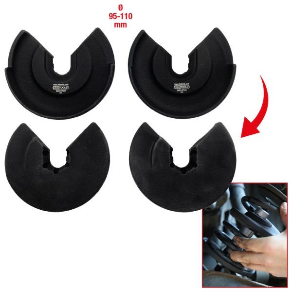 Set taler de presare, presa arc KS TOOLS 500.8770