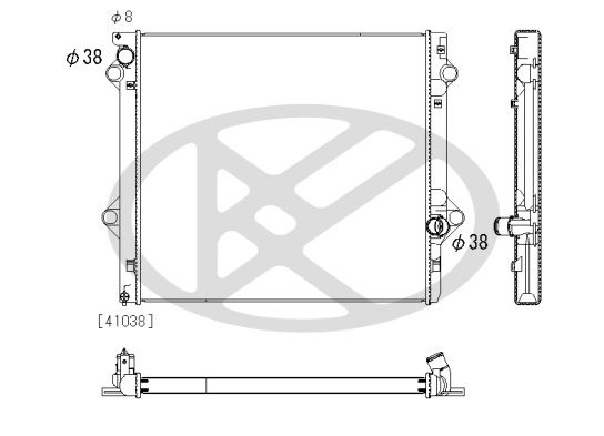 Radiator, racire motor KOYORAD PL013566
