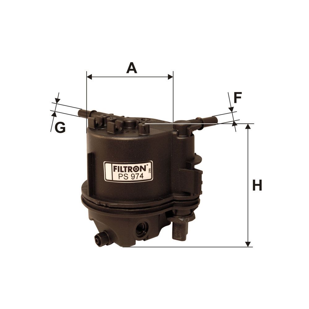 Levně Palivový filtr FILTRON PS 974