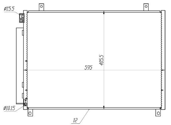 Condensator, climatizare MTR 13054689