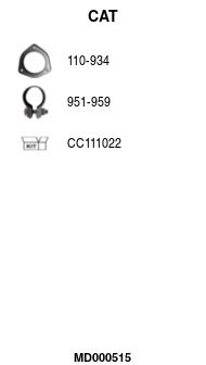 Katalizator FA1 7M3131700X
