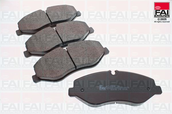 Zestaw klocków hamulcowych, hamulce tarczowe FAI AUTOPARTS BP414