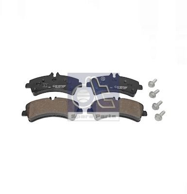 Zestaw klocków hamulcowych, hamulce tarczowe DT SPARE PARTS 4.91901