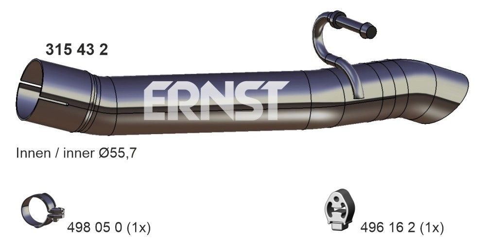 Racord evacuare ERNST 315432