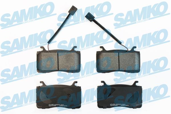 Levně Sada brzdových destiček, kotoučová brzda SAMKO 5SP2070
