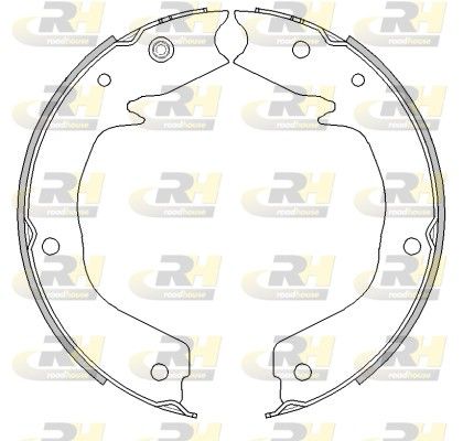 Szczęka hamulcowa, hamulec postojowy ROADHOUSE 4541.00