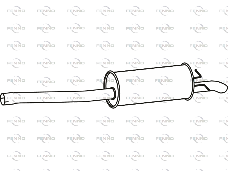 Tłumik środkowy FENNO P23179