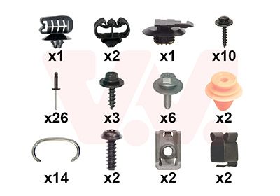 Set montaj, bara protectie VAN WEZEL 4426794