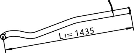 Rura wydechowa DINEX 28781