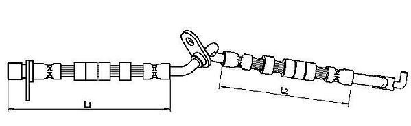 Furtun frana METZGER 4110709