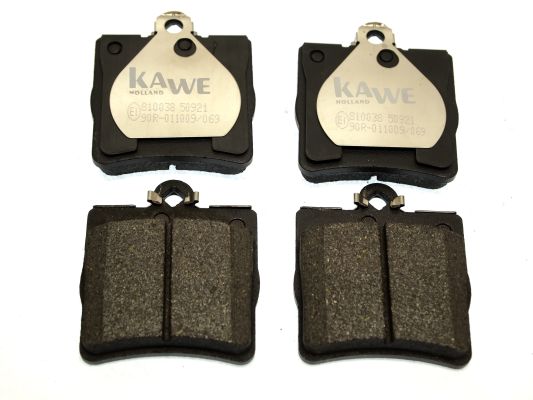 Zestaw klocków hamulcowych, hamulce tarczowe KAWE 810038