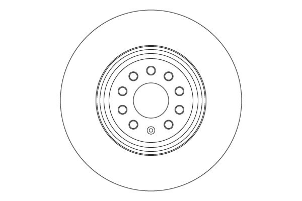Tarcza hamulcowa TRW DF6770S