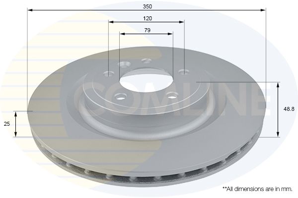 Tarcza hamulcowa COMLINE ADC1282V