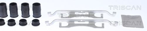 Zestaw akcesoriów, klocki hamulcowe TRISCAN 8105 161622