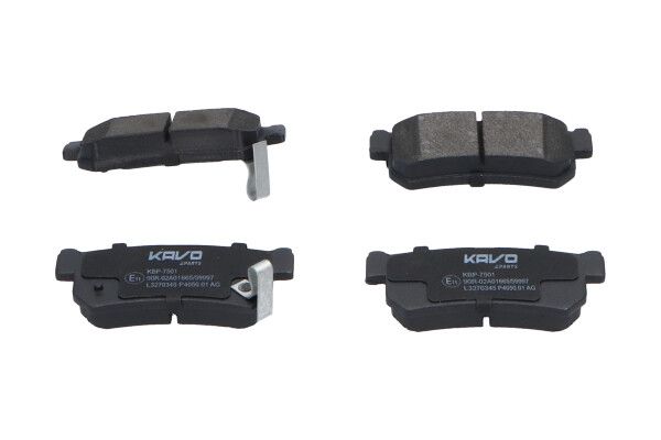 set placute frana,frana disc KAVO PARTS KBP-1515