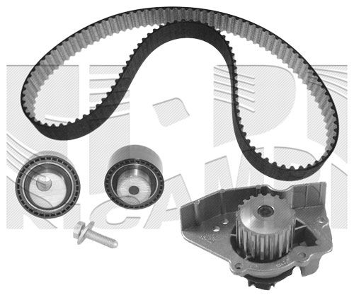 Pompa wodna + zestaw paska rozrządu CALIBER 0210KPW
