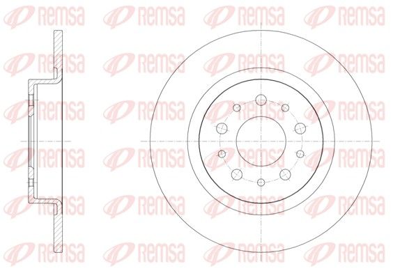 Brzdový kotouč REMSA 61558.00