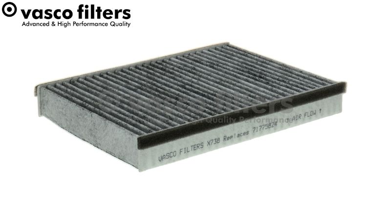 Filtr, wentylacja przestrzeni pasażerskiej DAVID VASCO X738