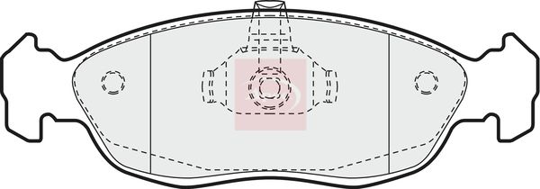 Apec - Front Brake Pad Set