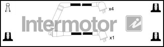 Zestaw przewodów zapłonowych INTERMOTOR 73671