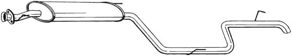 Tłumik końcowy BOSAL 291-125