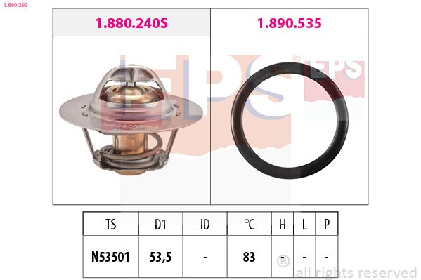Termostat, środek chłodzący EPS 1.880.293