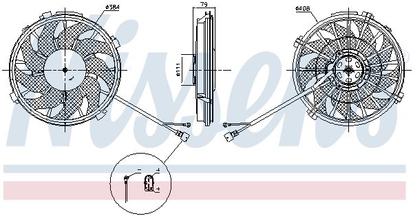 Ventilateur, refroidissement du moteur