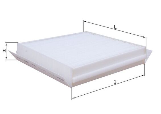 Filtr, wentylacja przestrzeni pasażerskiej KNECHT LA 96