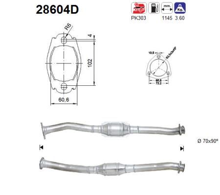 Katalizator AS 28604D