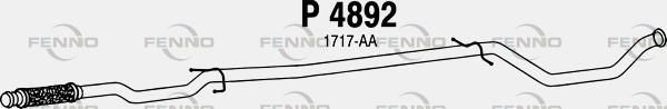 Rura wydechowa FENNO P4892