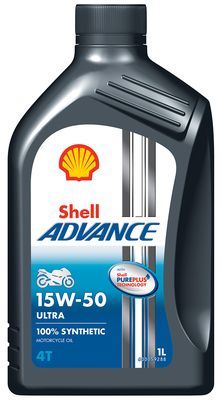 Motorový olej Shell Advance Ultra 4T 15W-50, 1L