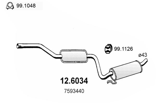ZESTAW NAPR. SKRZ. BIEG. BMW 7 G11 OE BMW 27107593440