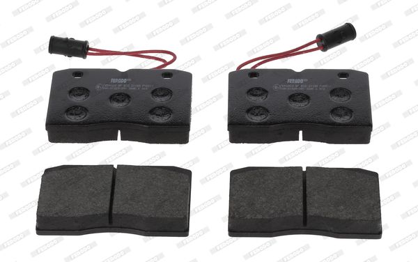 Zestaw klocków hamulcowych, hamulce tarczowe FERODO FVR511