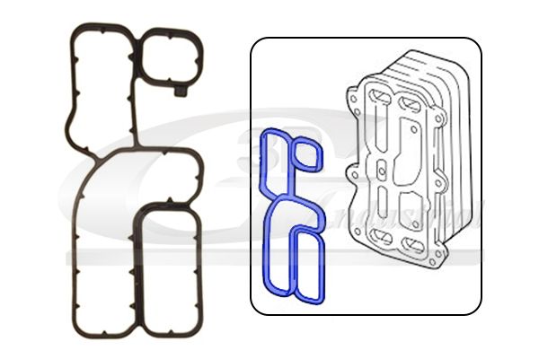 E-shop Tesnenie chladiča oleja 3RG 76506