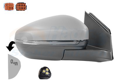 Lusterko zewnętrzne VAN WEZEL 0967828