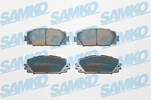 Sada brzdových destiček, kotoučová brzda SAMKO 5SP1333