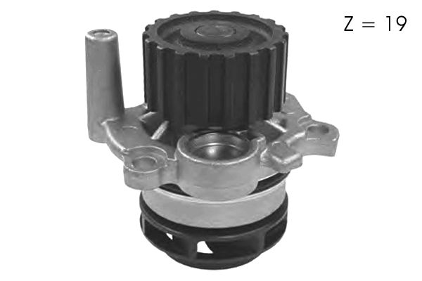 Pompe à eau, refroidissement du moteur