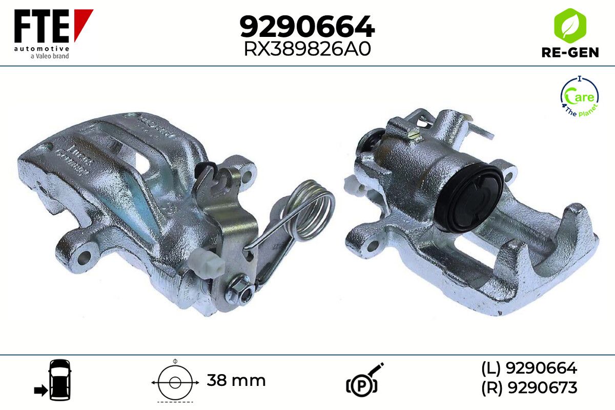 Etrier frana FTE 9290664