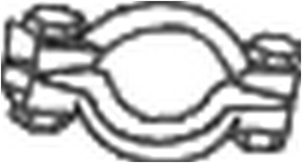 Część zaciskowa, układ wydechowy KLOKKERHOLM 254-387