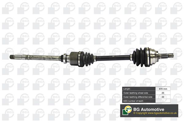 Wał napędowy BGA DS1408R