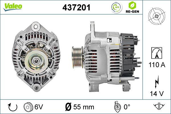 Alternator VALEO 437201