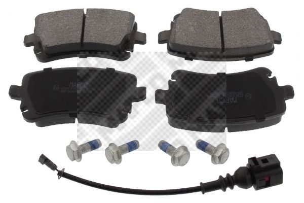 Zestaw klocków hamulcowych, hamulce tarczowe MAPCO 6793