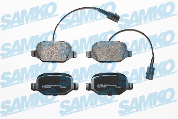 Sada brzdových destiček, kotoučová brzda SAMKO 5SP1661